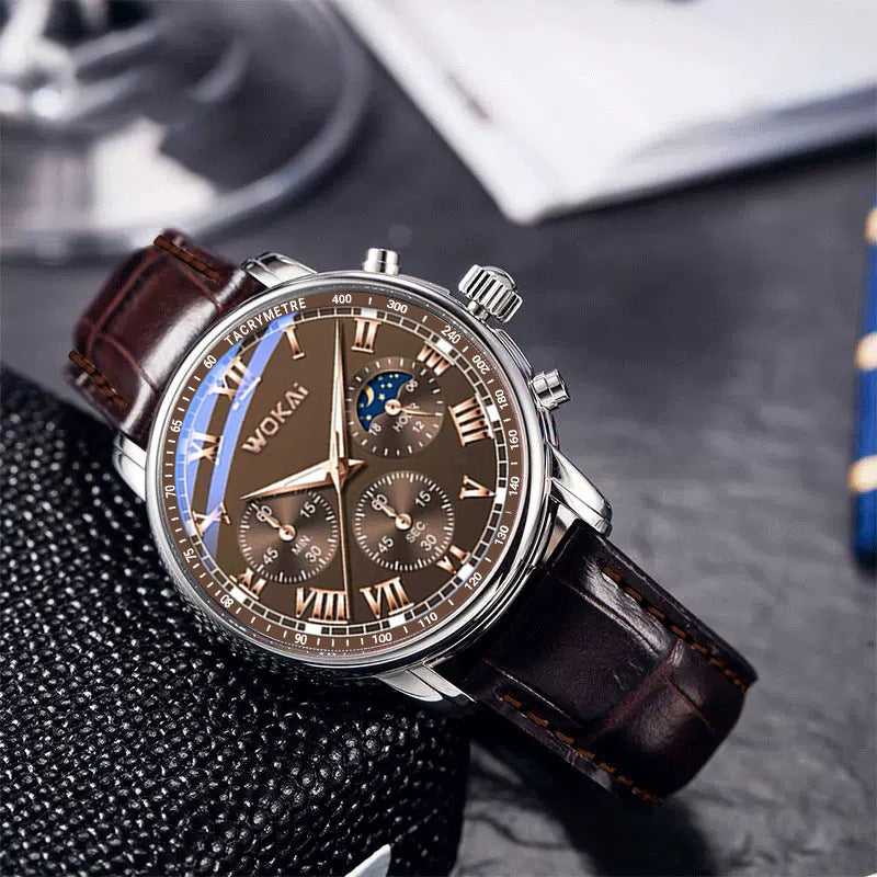 Quartz Sport Watch – Stylish Casual Belt Men's Watch for Business & Everyday Wear